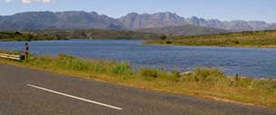 First view of the dam